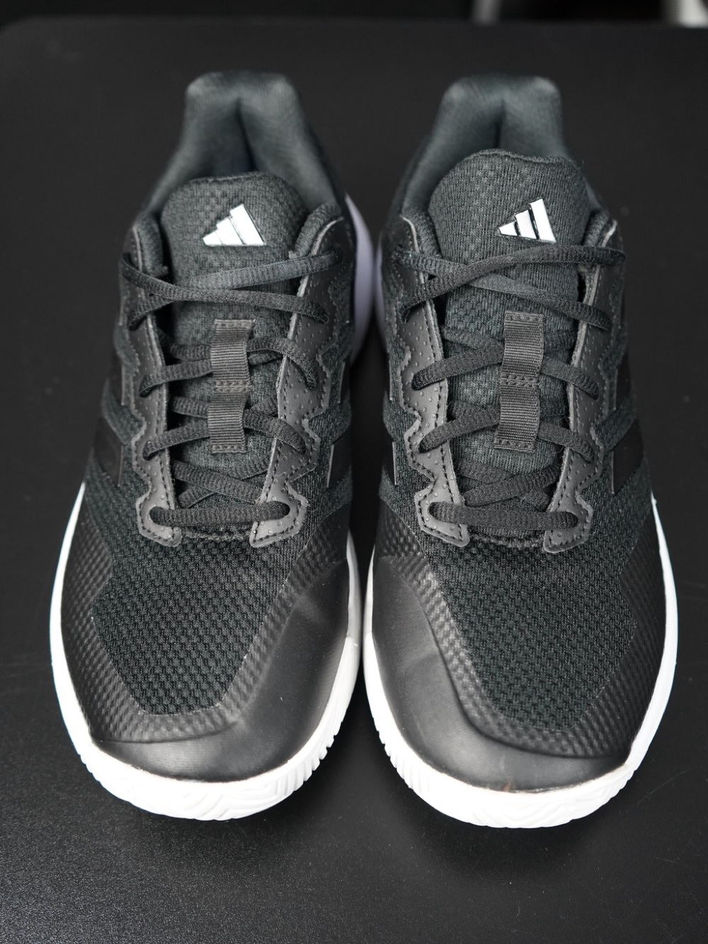 Adidas Game Court 2.0 unisex Black and White Lightweight Running Sneakers